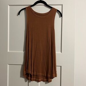 American Eagle Women's Soft and Sexy Brown Sleeveless Tank